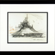 Lot 737, John Hench Space Mountain concept print.